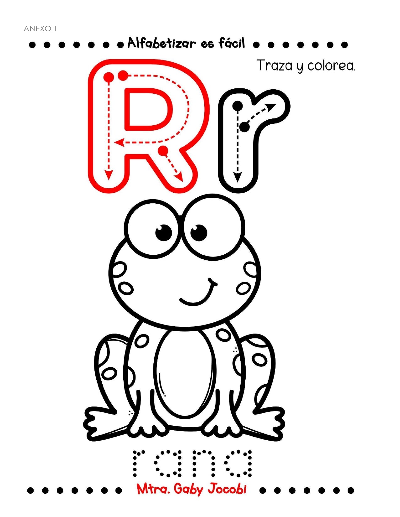 PLANEACION ALFABETIZACION Rr