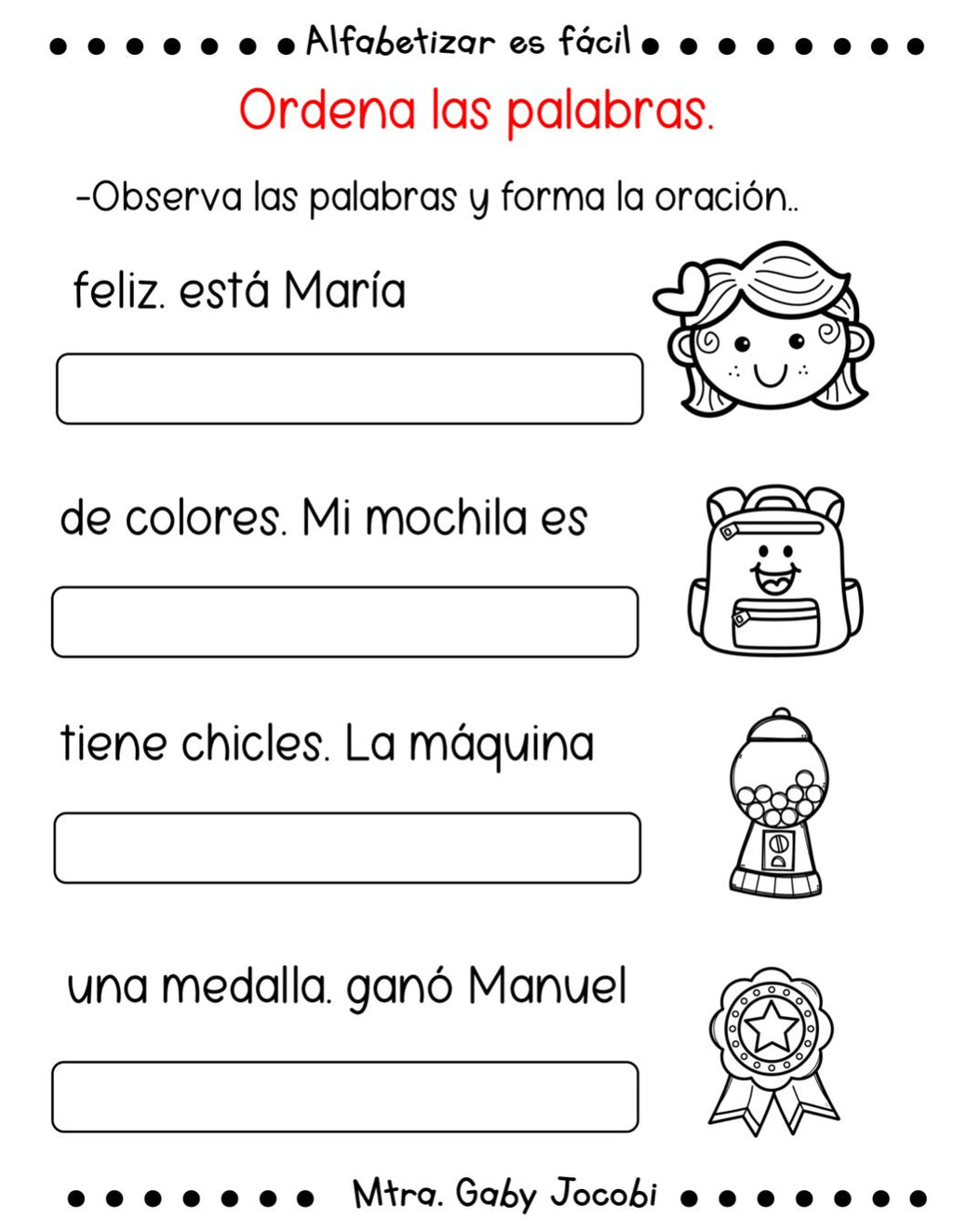 LAS SÍLABAS SIMPLES.