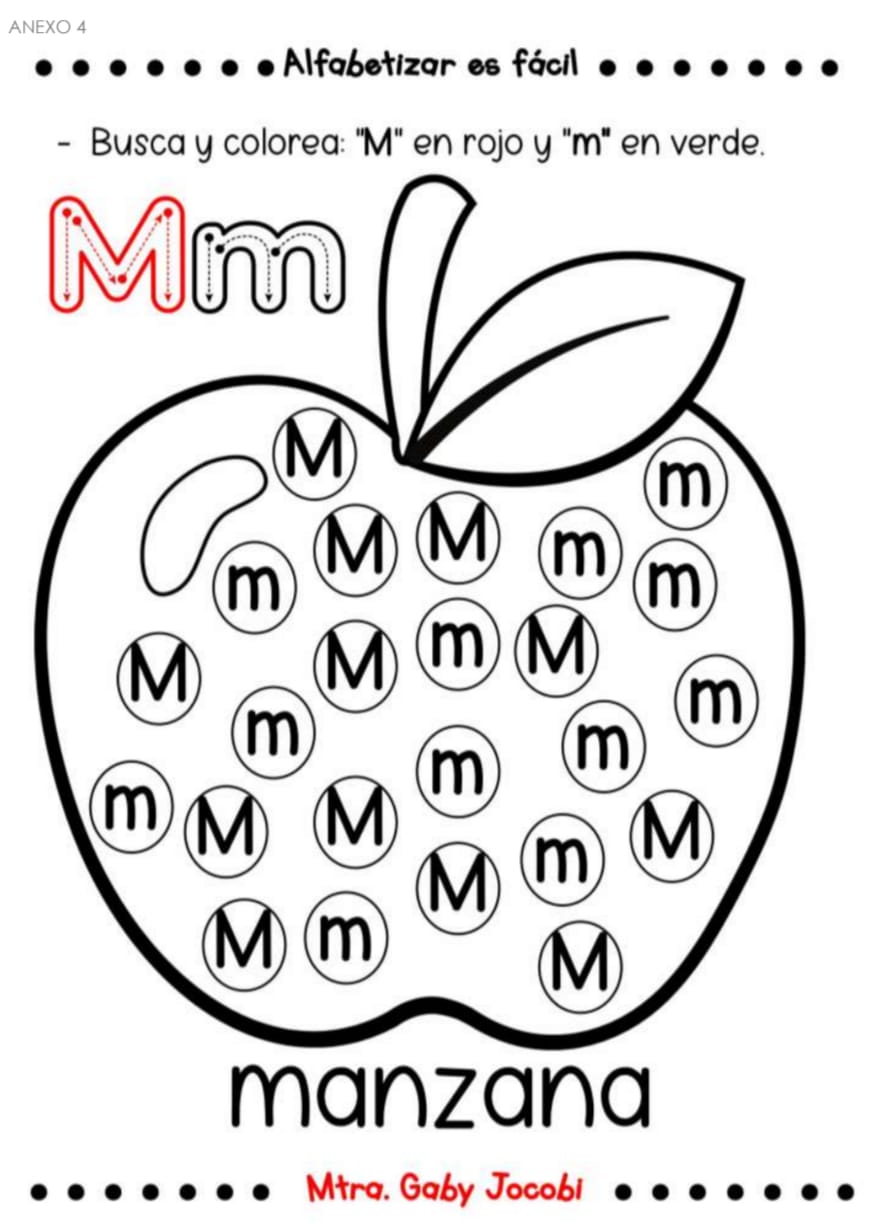 PLANEACION ALFABETIZACIÓN. Mm