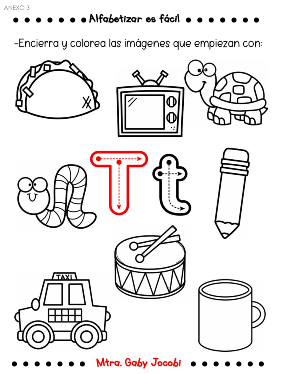 PLANEACION ALFABETIZACIÓN Tt