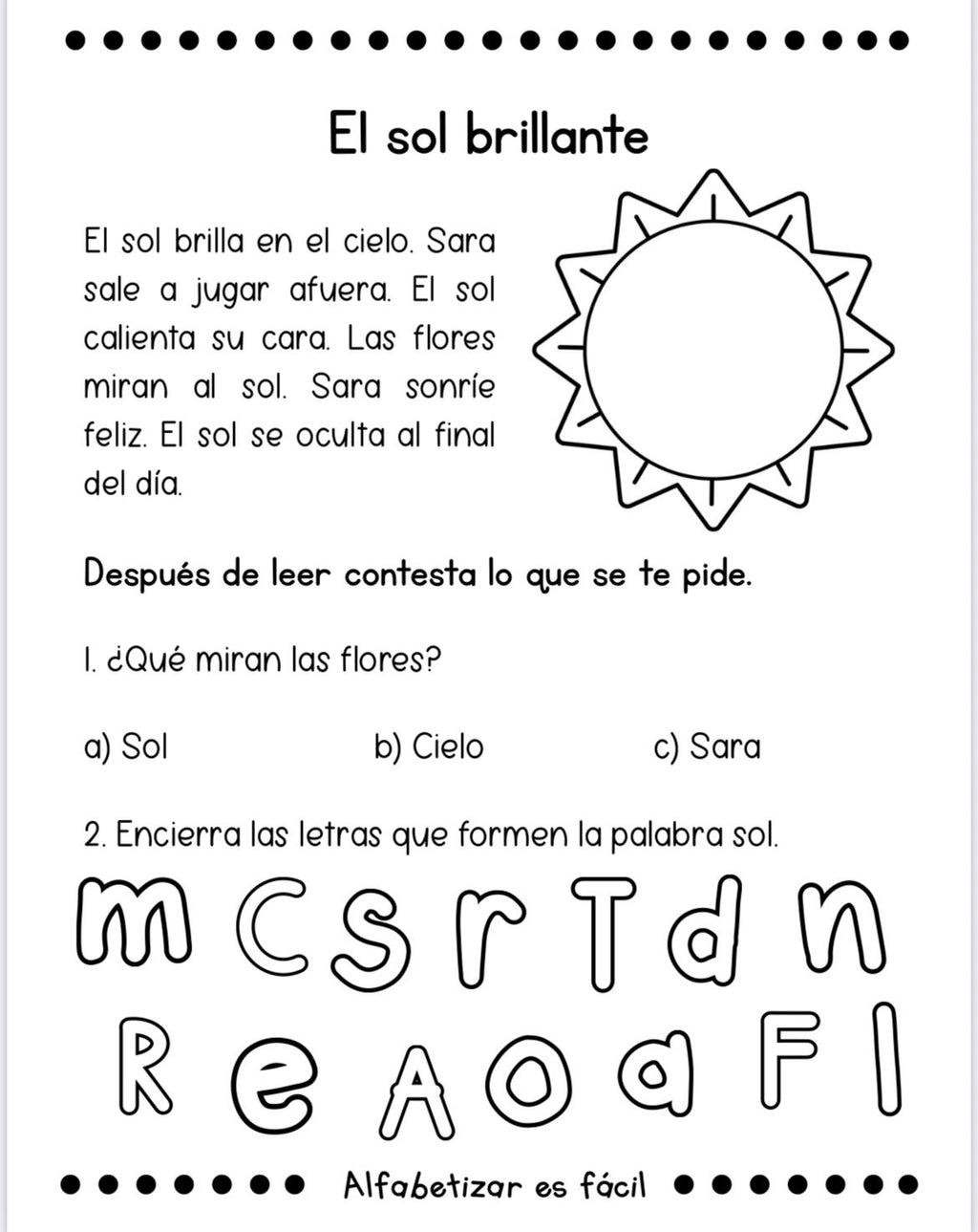 LECTURAS DE COMPRENSION