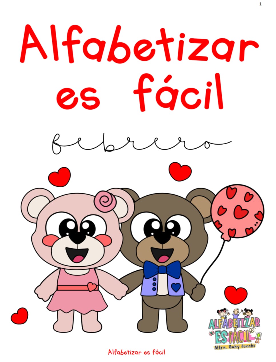 alfabetizar es fácil FEBRERO