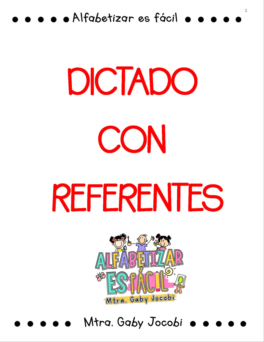 DICTADO CON REFERENTES