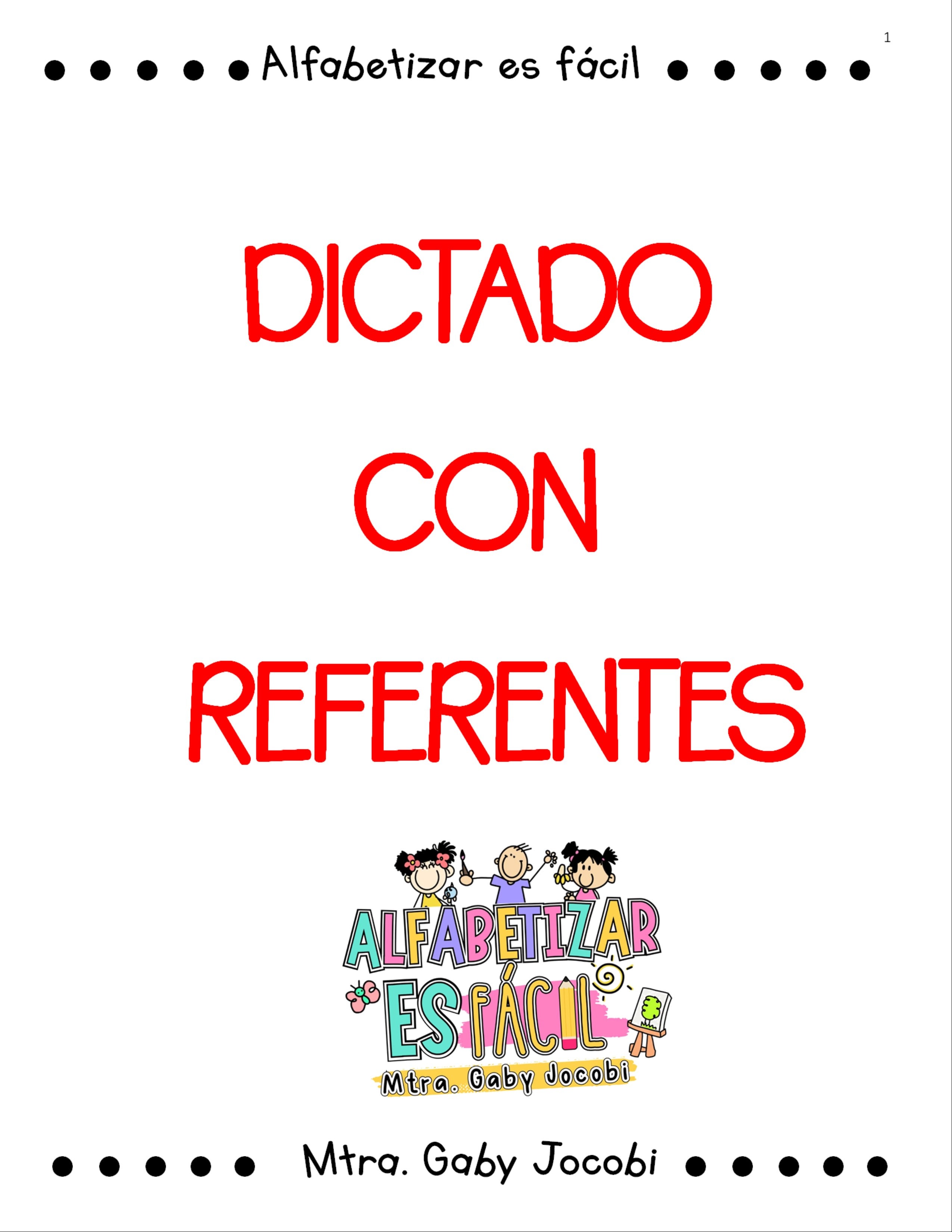 DICTADO CON REFERENTES