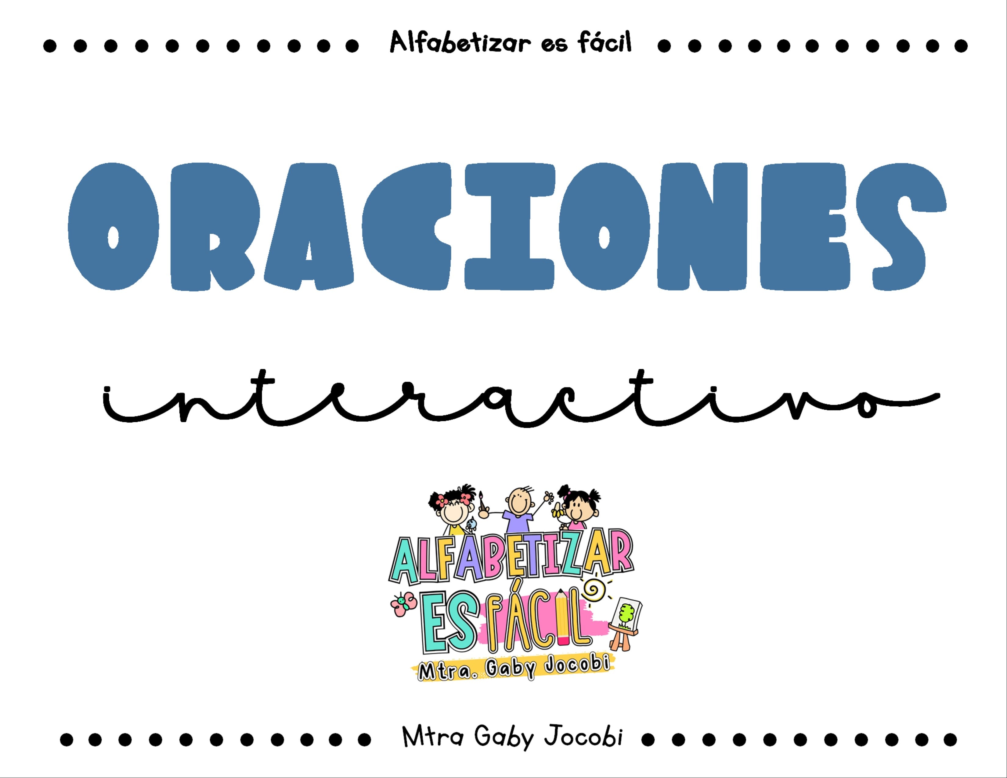 ORACIONES interactivo